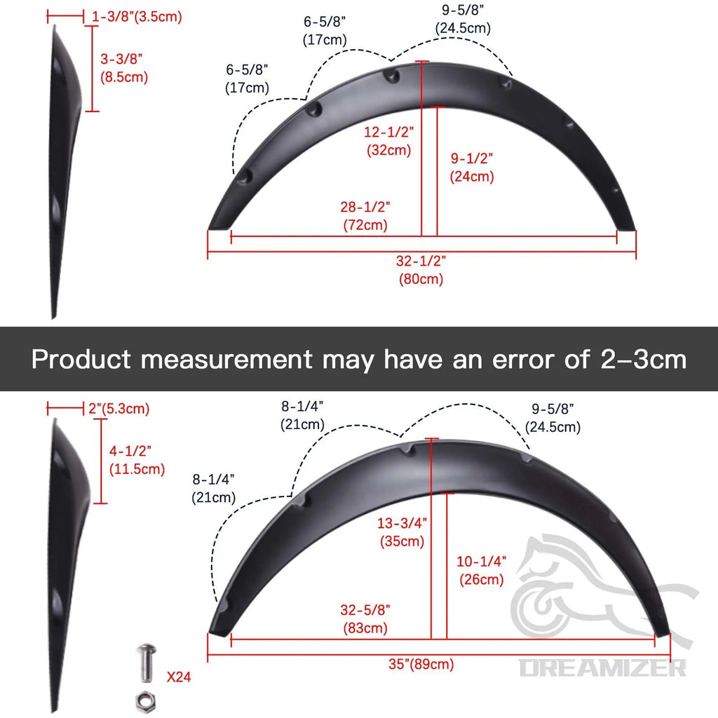 Universal Flexible Car Mud Flaps (4-Pack)
