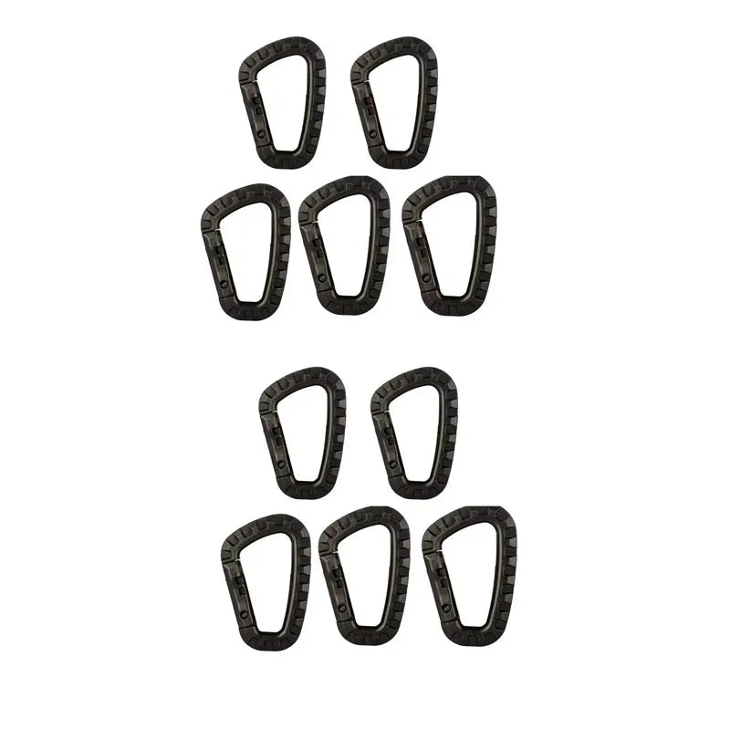 Aluminum Carabiner Clips for Camping and Hiking