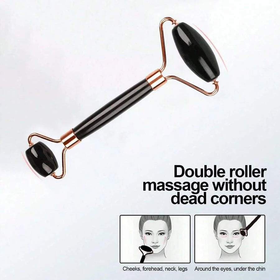 Ice Face Roller & Gua Sha Set — Facial Skincare Massage Tool