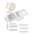 Vegetable Slicer Chopper Ergonomic Cutter With Safety Guard Multi-Blade Kitchen Gadget For Potatoes Onions Cucumbers, Home Cook