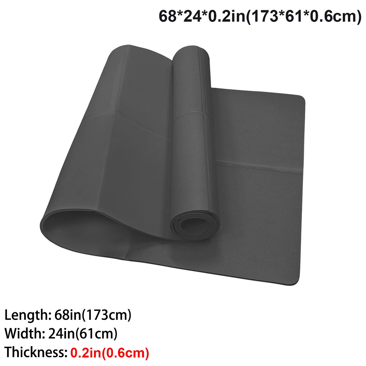 Foldable Yoga Mat — Eco-Friendly EVA Travel Exercise Mat (3mm / 4mm / 6mm)