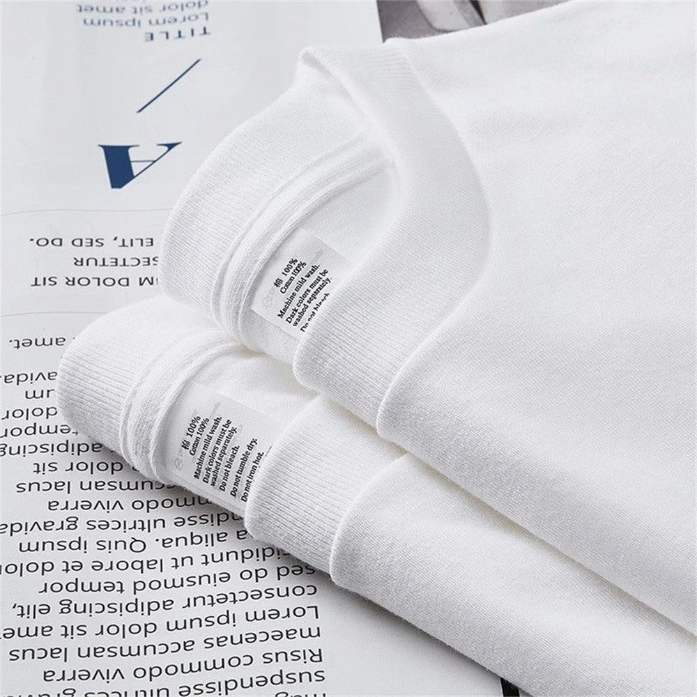 Unisex Cotton Solid T-Shirt 2-Pack