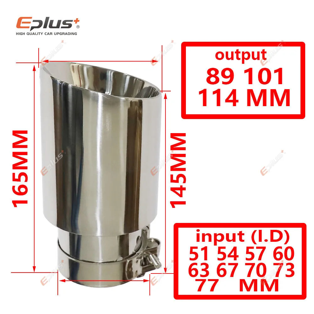 Stainless Steel Universal Exhaust Tip