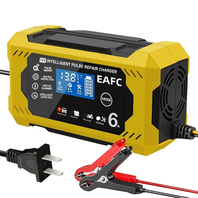 Smart 12V Car Battery Charger & Maintainer