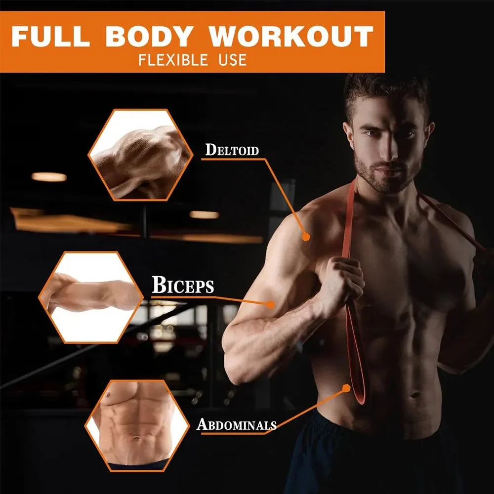 7-Level Pull-Up Assist Resistance Band Set