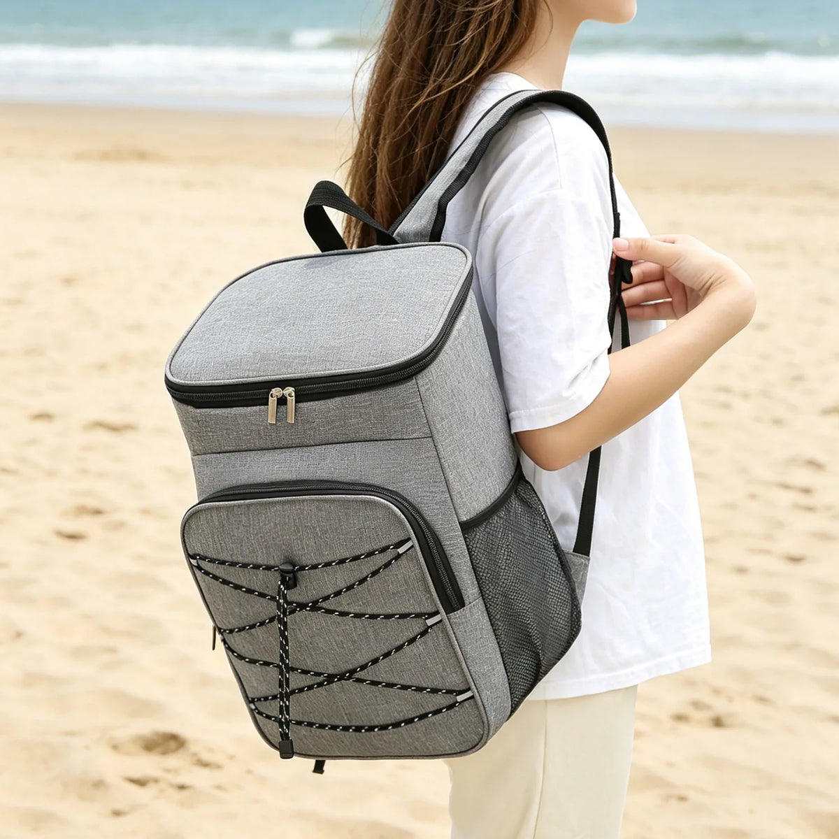 Insulated Thermal Cooler Backpack 23L