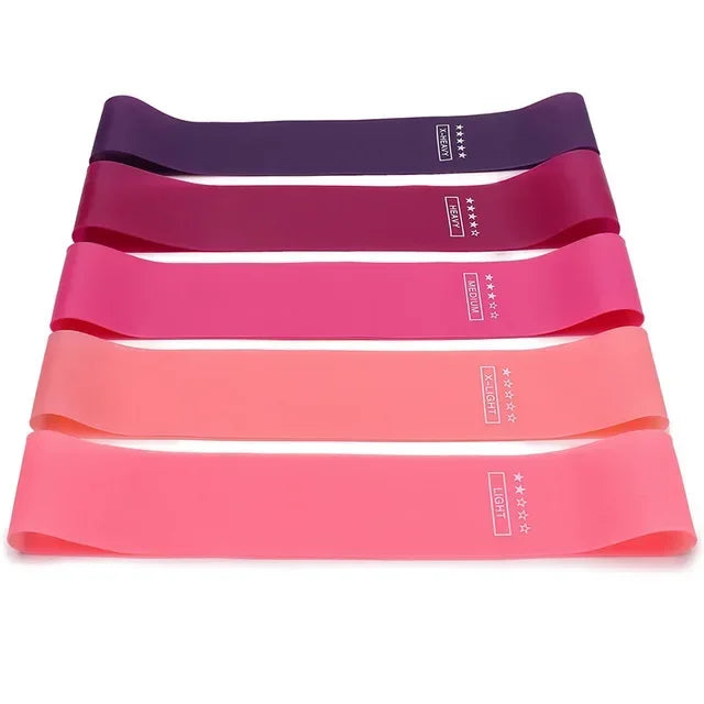 Rubber Resistance Loop Bands for Yoga and Strength Training