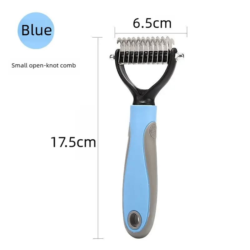 Double-Sided Stainless Steel Pet Deshedding Brush