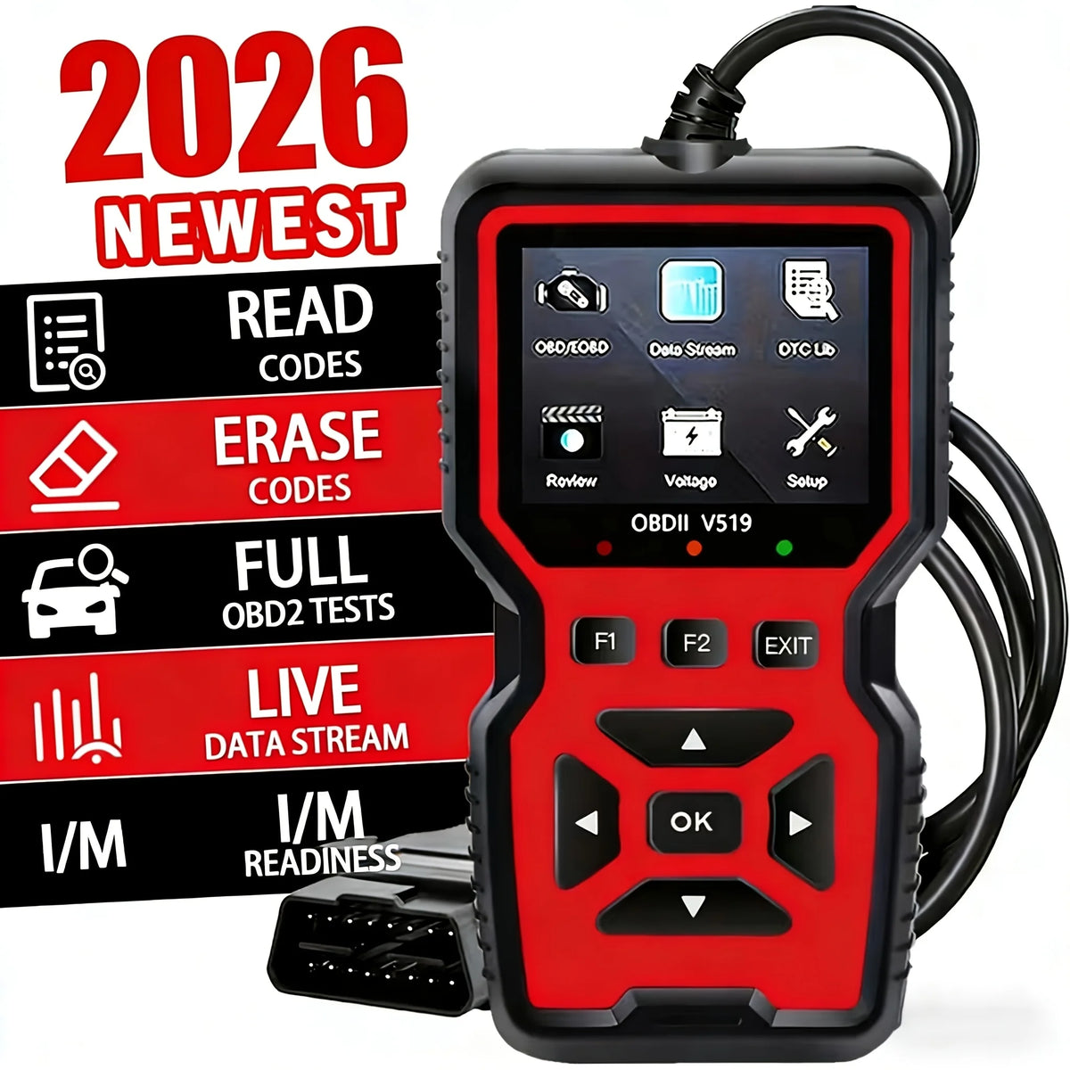 V519 OBD2 Car Diagnostic Scanner