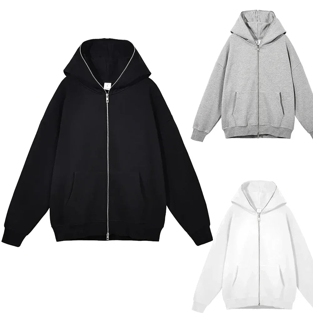 Unisex Full-Zip Hooded Jacket