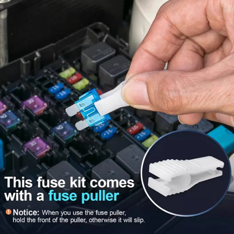 180-Piece Car Blade Fuse Assortment Kit