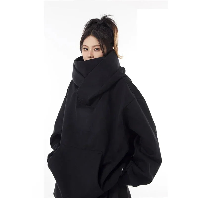 Men's Turtleneck Pullover Hoodie
