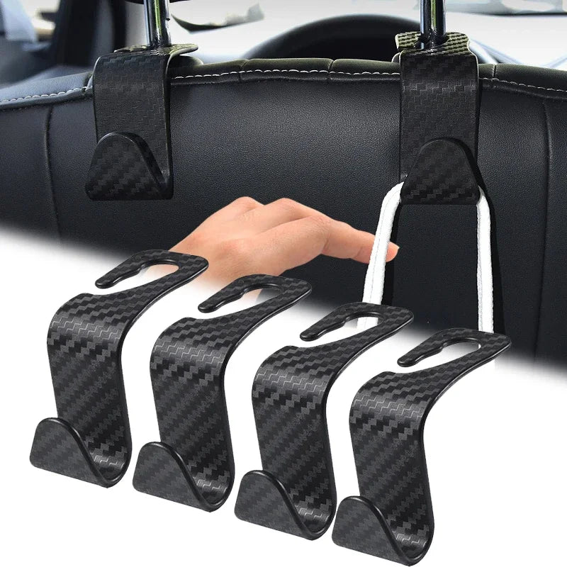 Car Headrest Hooks (4-Pack)