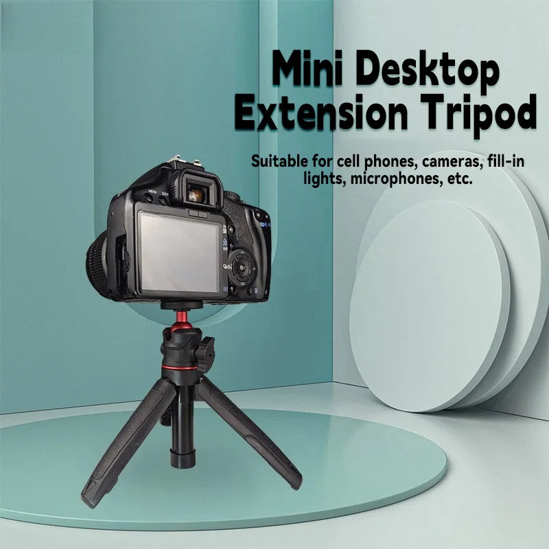 Foldable Mini Tripod with Ball Head for Phone and Camera