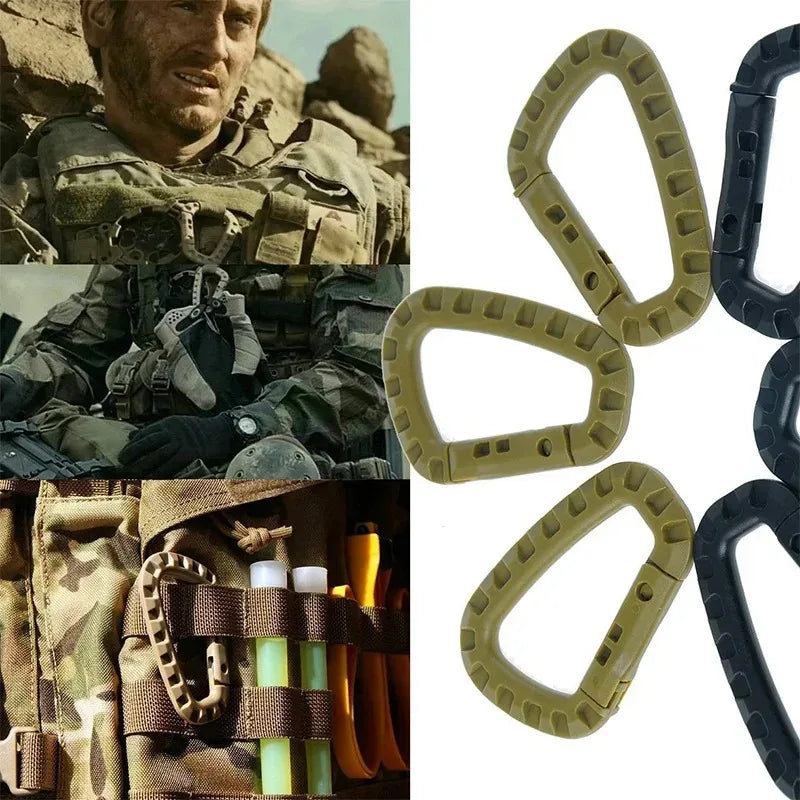 Aluminum Carabiner Clips for Camping and Hiking