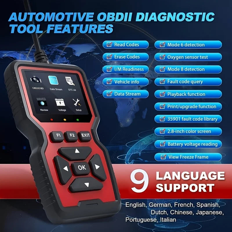 V519 OBD2 Car Diagnostic Scanner