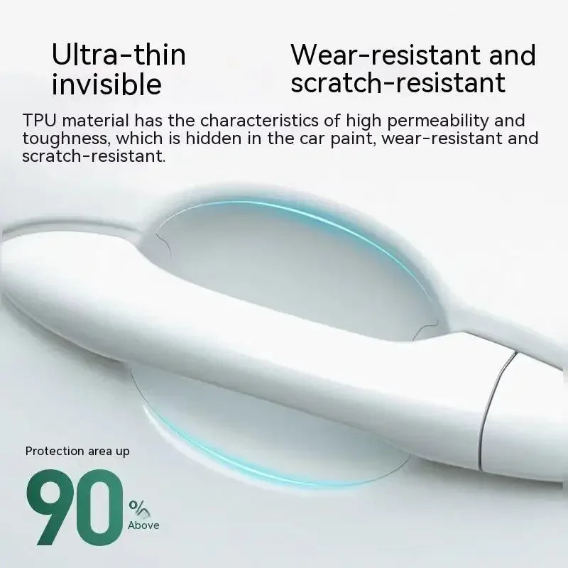 Transparent Door Handle Scratch Protectors