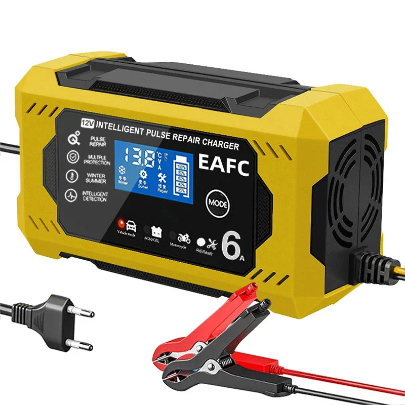Smart 12V Car Battery Charger & Maintainer