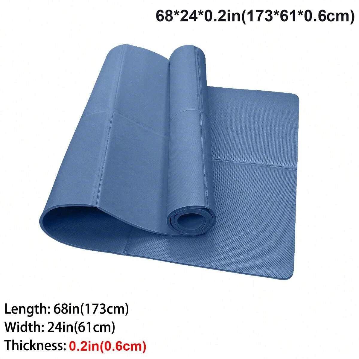 Foldable Yoga Mat — Eco-Friendly EVA Travel Exercise Mat (3mm / 4mm / 6mm)