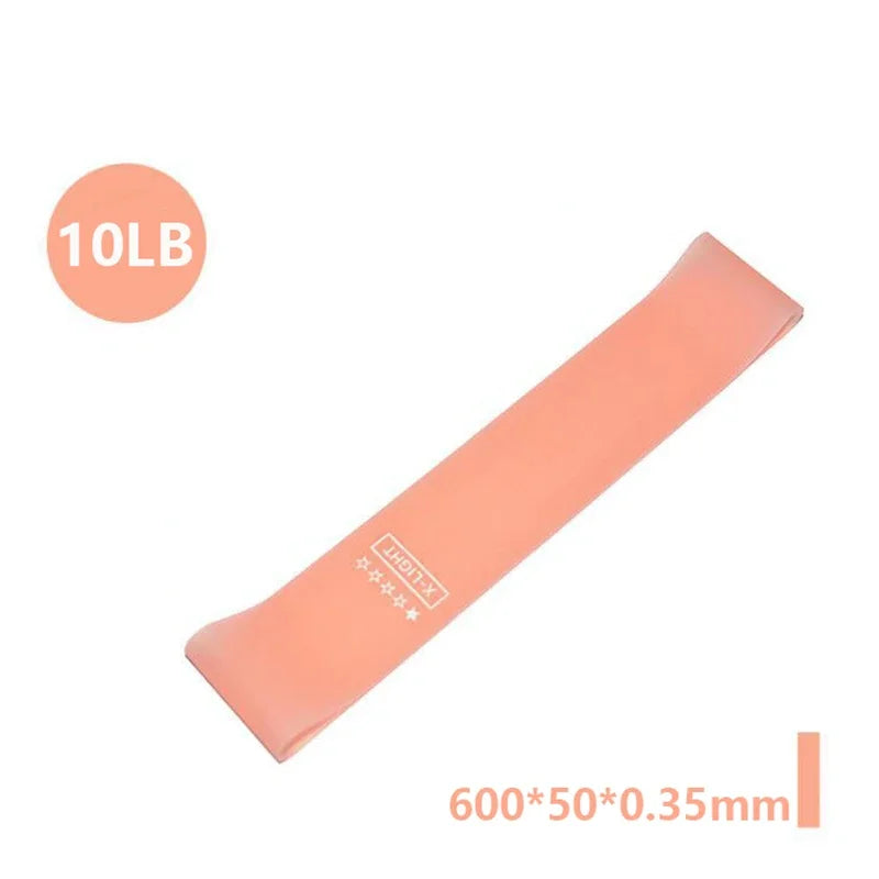Rubber Resistance Loop Bands for Yoga and Strength Training