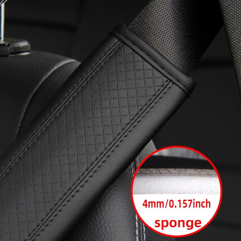 PU Leather Seat Belt Shoulder Pad