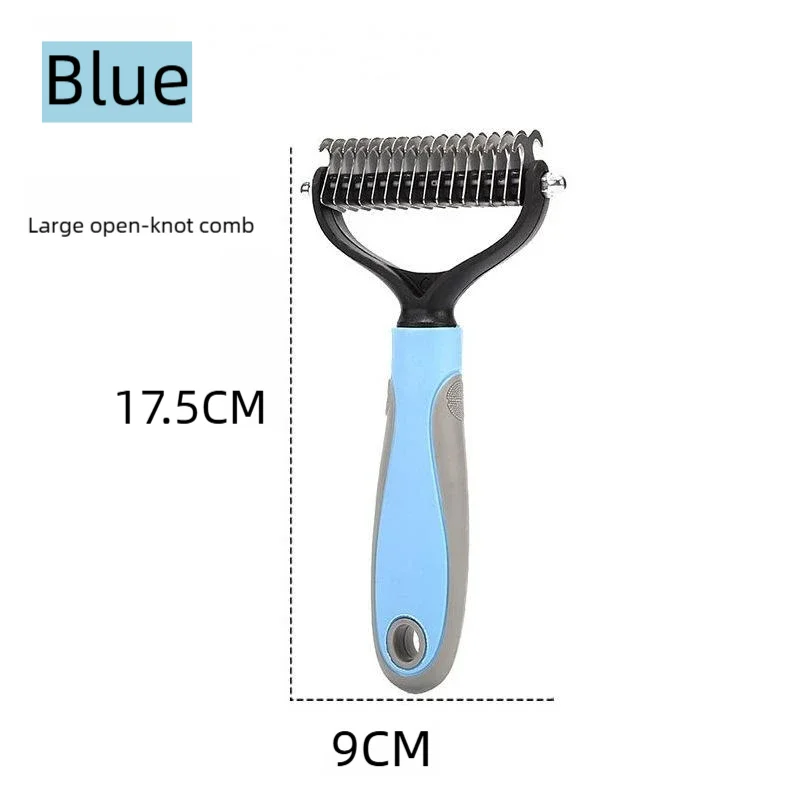 Double-Sided Stainless Steel Pet Deshedding Brush