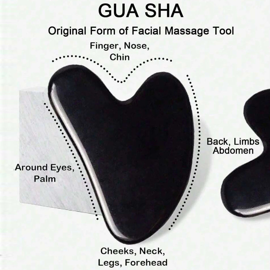 Ice Face Roller & Gua Sha Set — Facial Skincare Massage Tool