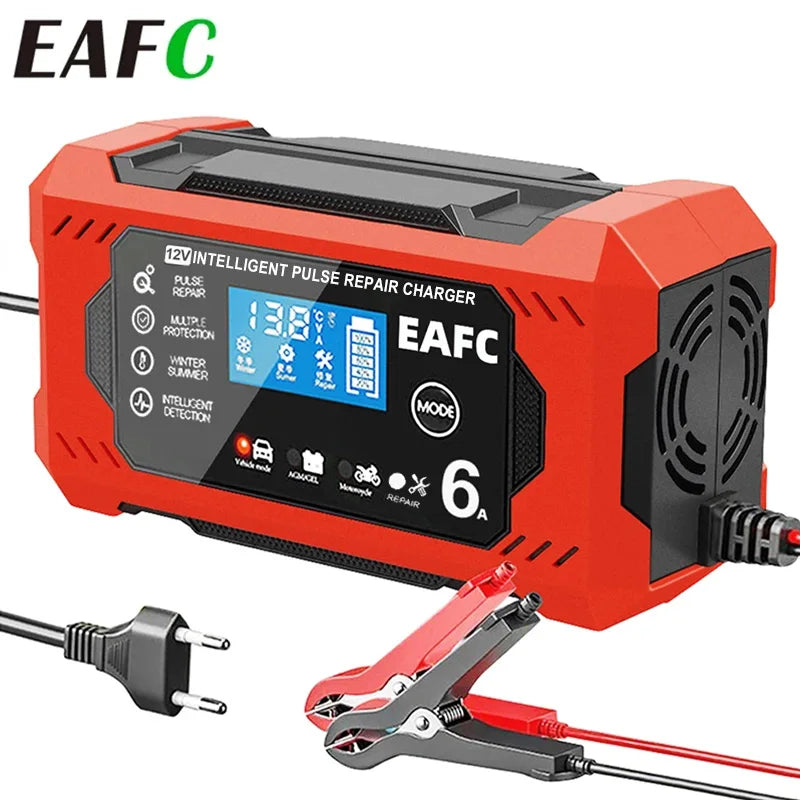 Smart 12V Car Battery Charger & Maintainer