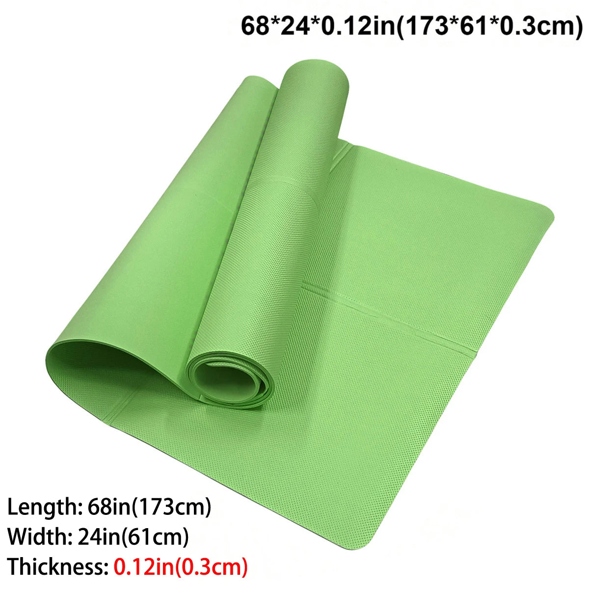 Foldable Yoga Mat — Eco-Friendly EVA Travel Exercise Mat (3mm / 4mm / 6mm)