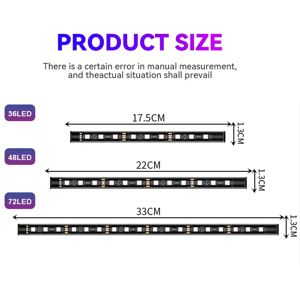 Car Interior RGB Ambient Light Kit – Music-Sync LED Footwell Lights