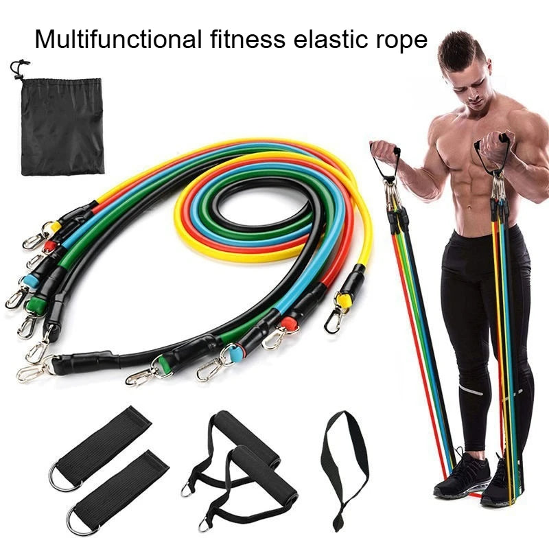 11-Piece Resistance Band Set with Handles