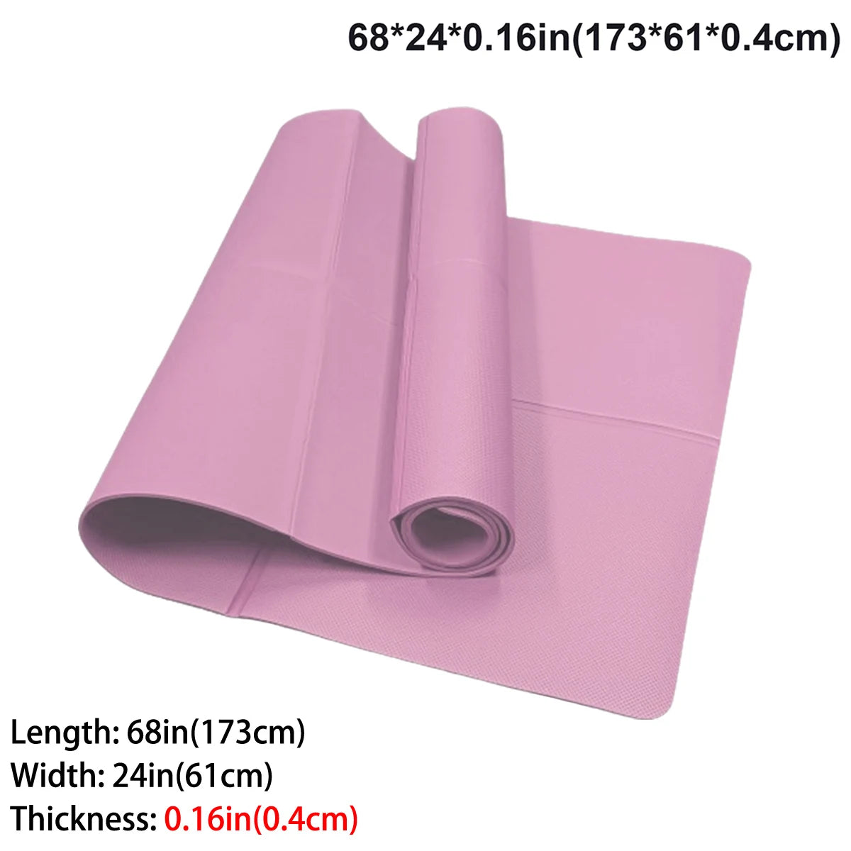Foldable Yoga Mat — Eco-Friendly EVA Travel Exercise Mat (3mm / 4mm / 6mm)