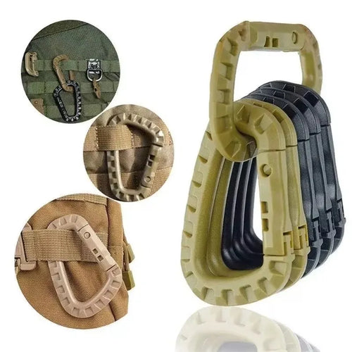 Aluminum Carabiner Clips for Camping and Hiking