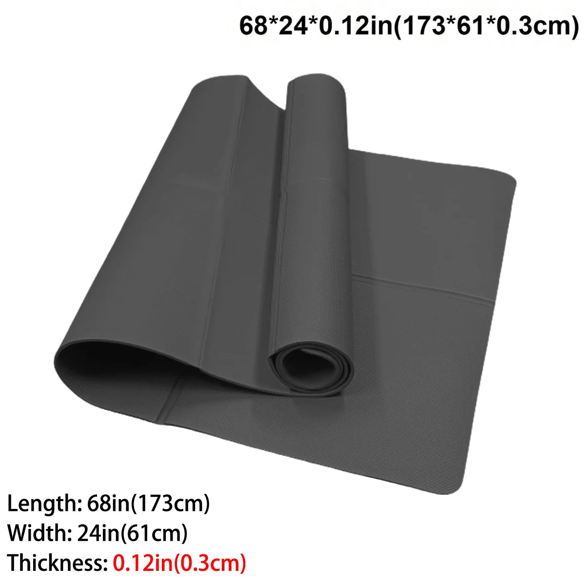 Foldable Yoga Mat — Eco-Friendly EVA Travel Exercise Mat (3mm / 4mm / 6mm)