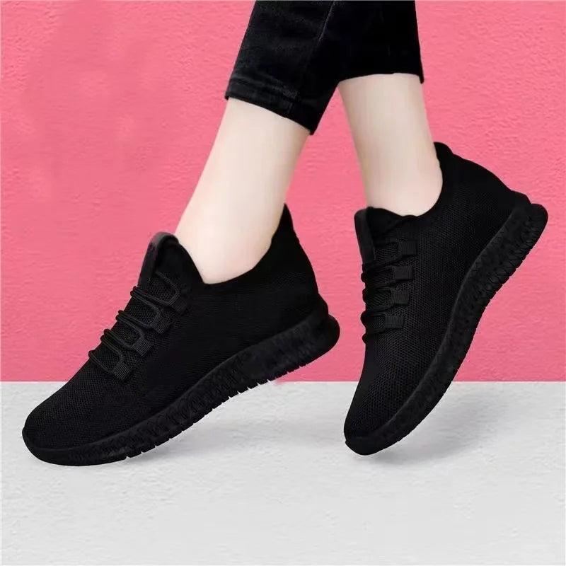 Women's Breathable Platform Sneakers