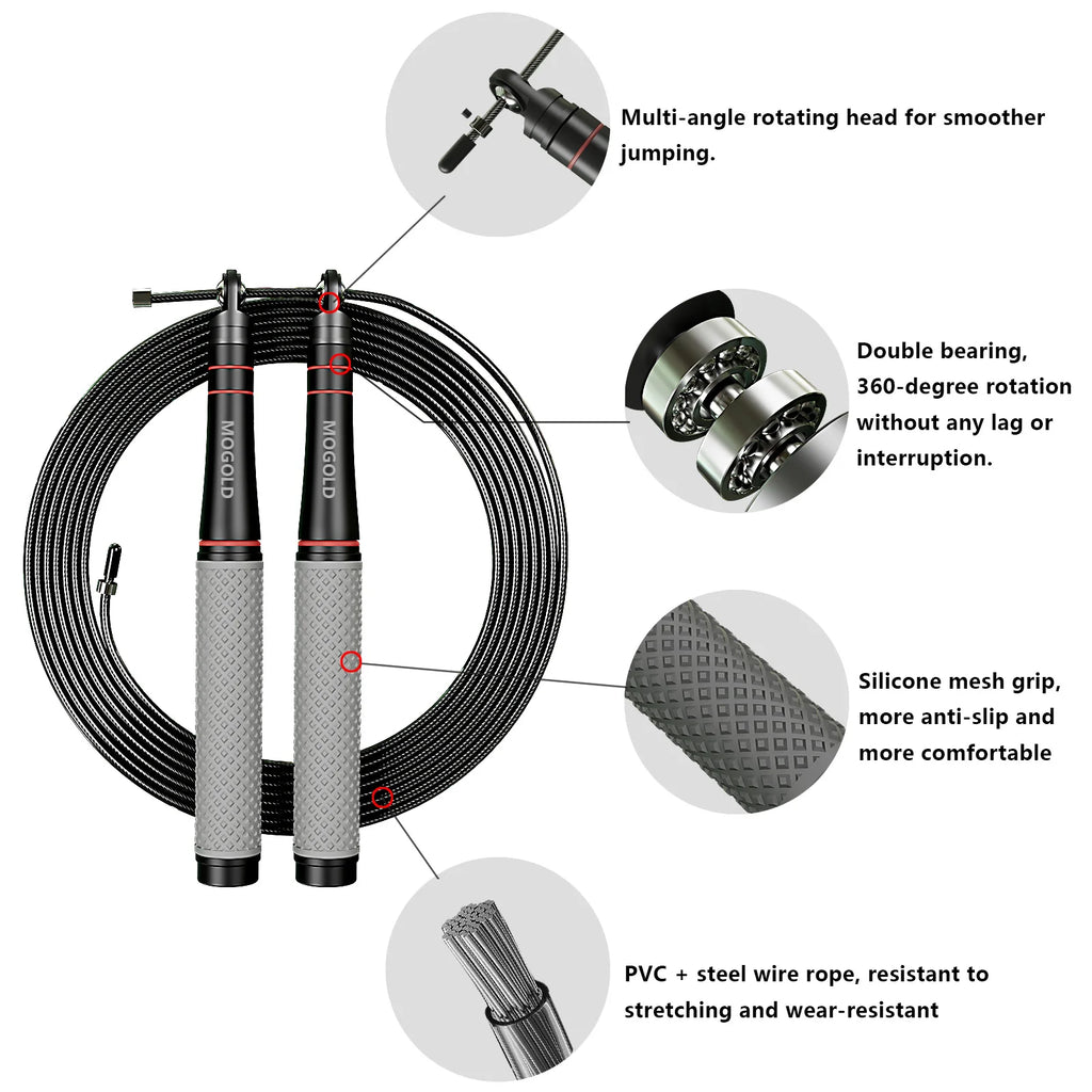 Heavy-Duty Adjustable Speed Jump Rope