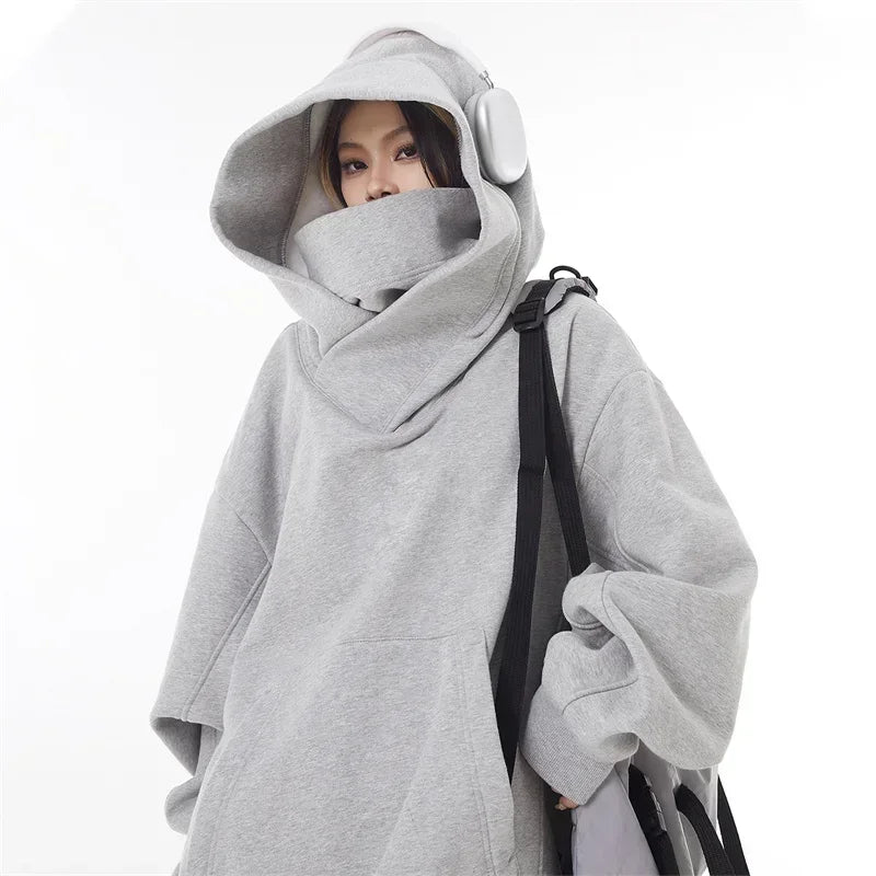 Men's Turtleneck Pullover Hoodie