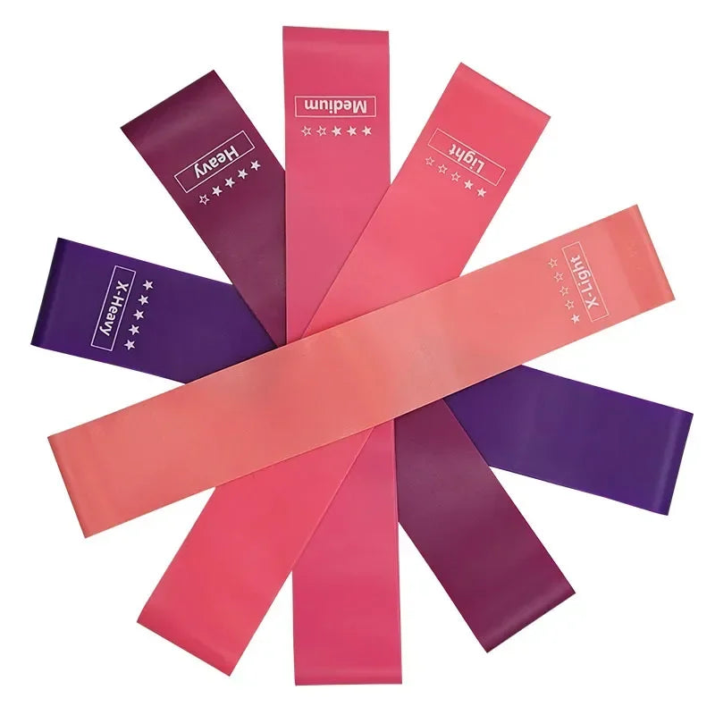 Rubber Resistance Loop Bands for Yoga and Strength Training