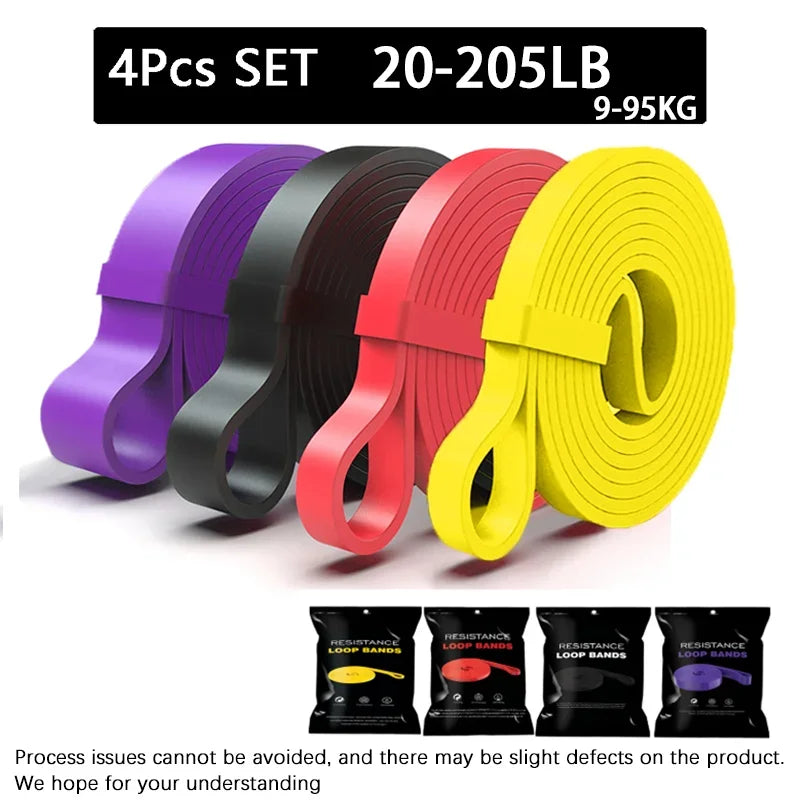 7-Level Pull-Up Assist Resistance Band Set