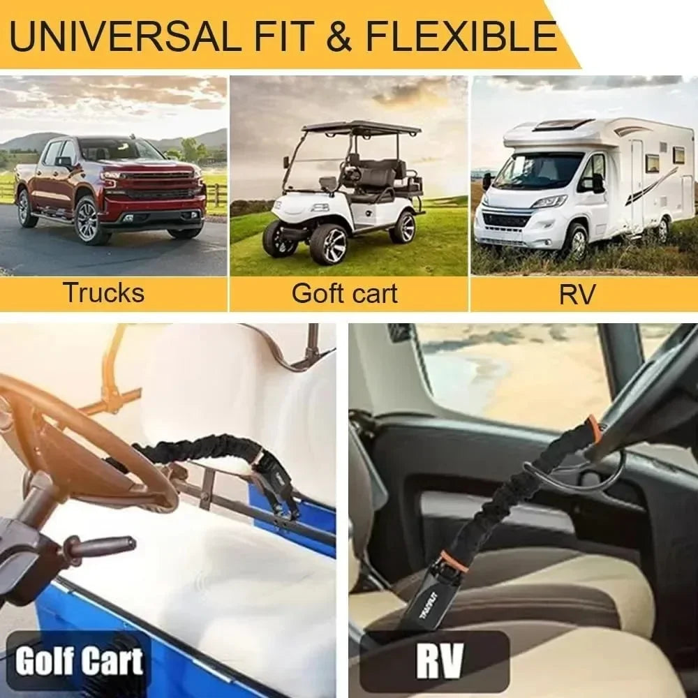 Universal Steering Wheel Anti-Theft Cable Lock