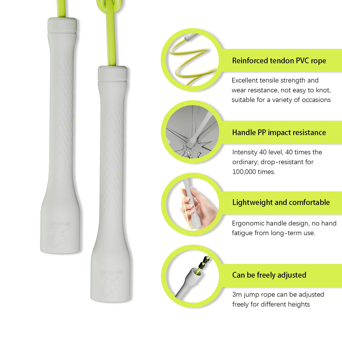Adjustable PVC Speed Jump Rope