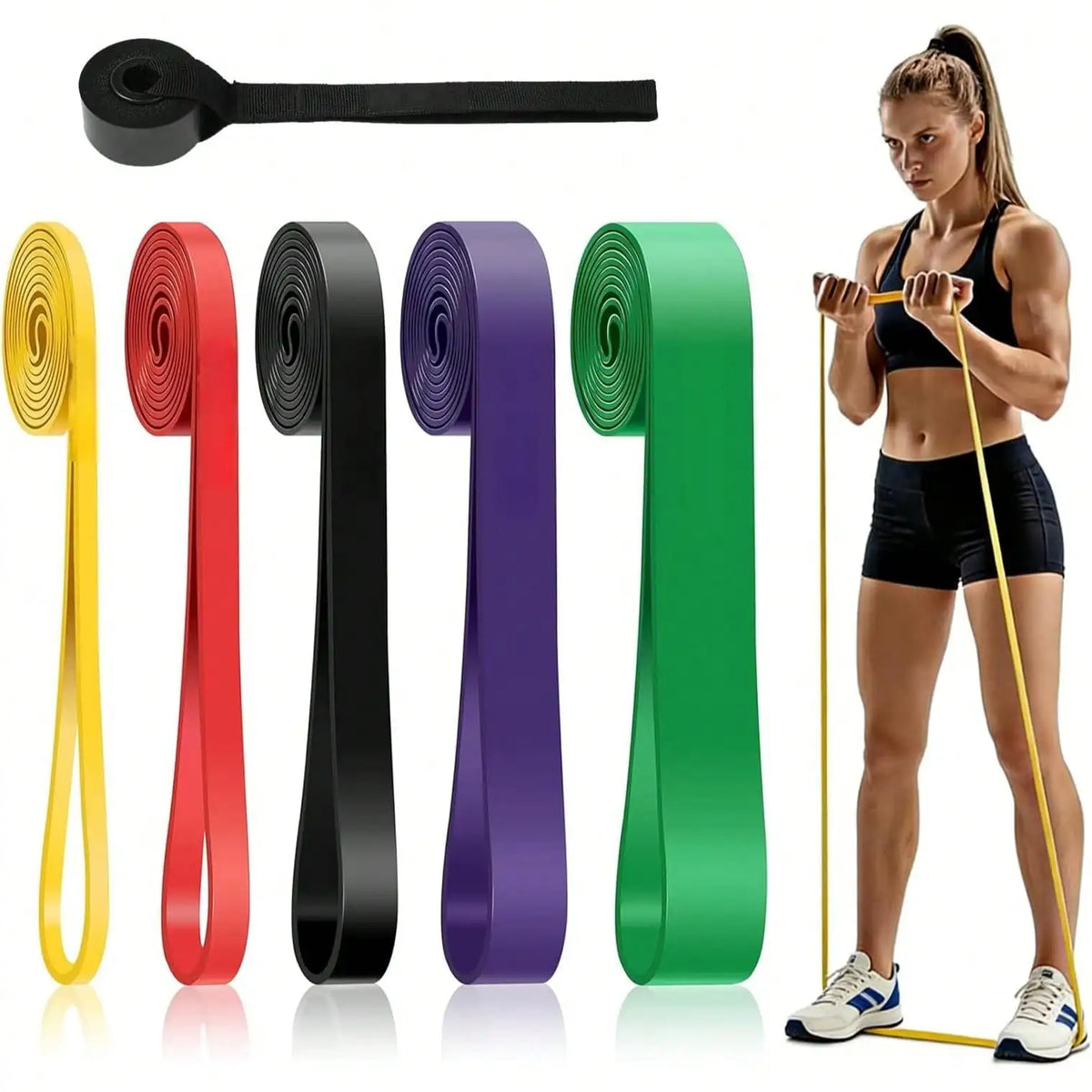 5-120 Lbs Pull-Up Assist Band Set