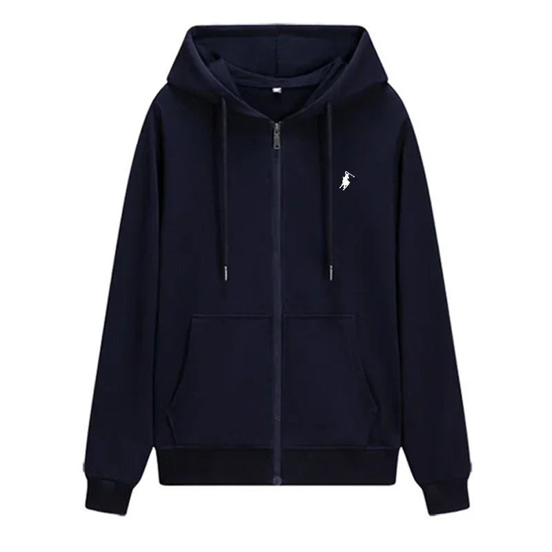 Men's Casual Zip-Up Hoodie
