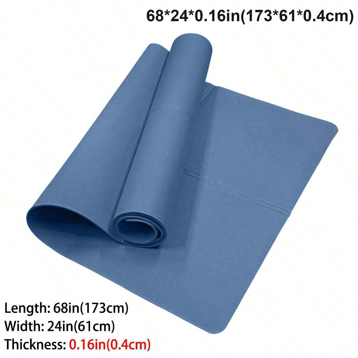 Foldable Yoga Mat — Eco-Friendly EVA Travel Exercise Mat (3mm / 4mm / 6mm)