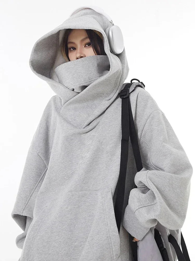 Men's Turtleneck Pullover Hoodie
